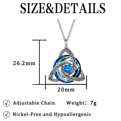 ✨ Celtic Knot Birthstone Necklace