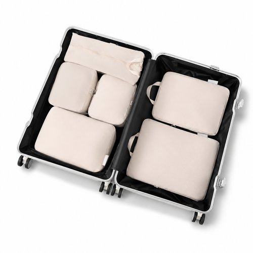 Compact Multi-Compartment Storage Pouch