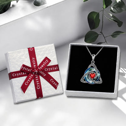 ✨ Celtic Knot Birthstone Necklace