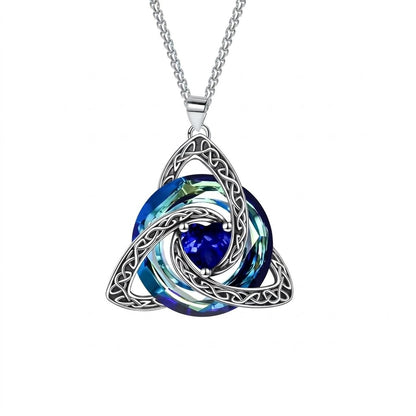 ✨ Celtic Knot Birthstone Necklace