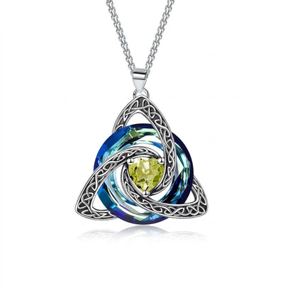 ✨ Celtic Knot Birthstone Necklace