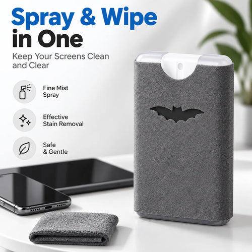 🧼Portable Screen Cleaner Spray with Microfiber Cloth, Nano Streak-Free Cleaning(📦Buy 2 Sets, Get FREE Shipping)