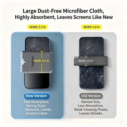 🧼Portable Screen Cleaner Spray with Microfiber Cloth, Nano Streak-Free Cleaning(📦Buy 2 Sets, Get FREE Shipping)