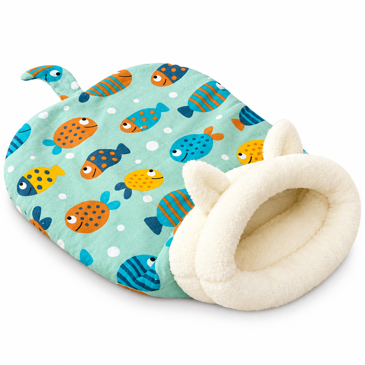 🐾 50% OFF! 🛏️ Cozy Semi-Enclosed Pet Sleeping Bag – Warm Fleece Bed for Cats & Small Dogs(📦Buy 2 Sets, Get FREE Shipping)