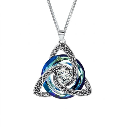 ✨ Celtic Knot Birthstone Necklace