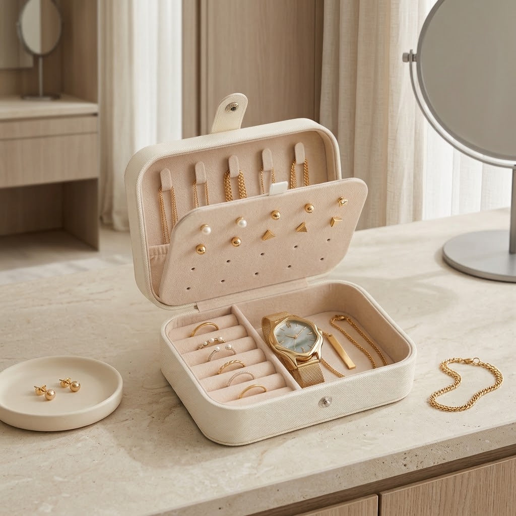 Portable Jewelry Storage Box