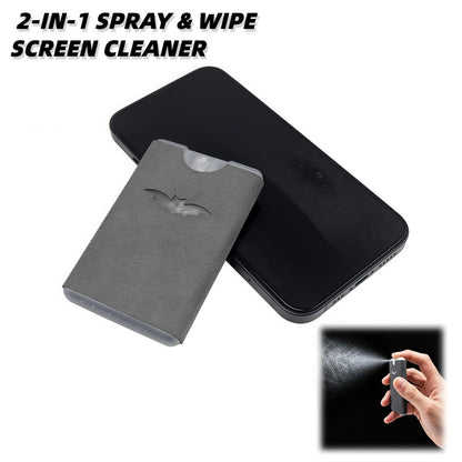 🧼Portable Screen Cleaner Spray with Microfiber Cloth, Nano Streak-Free Cleaning(📦Buy 2 Sets, Get FREE Shipping)
