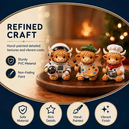 🐮🏰24 Days of Highland Cow Magic Advent Calendar(📦Buy 2 Sets, Get FREE Shipping)