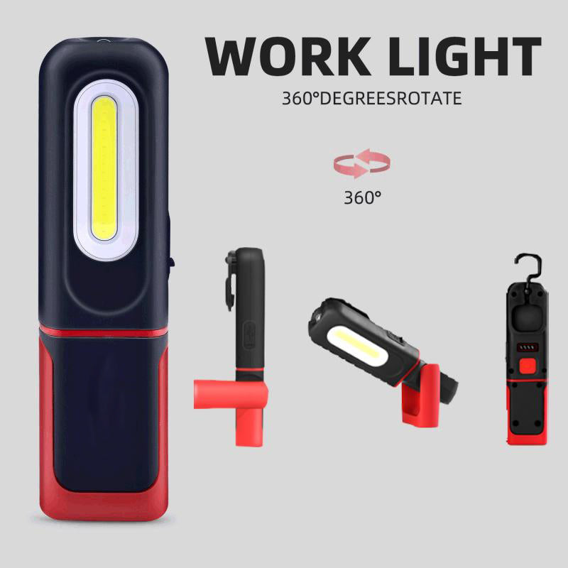 Rechargeable COB LED Work Light – Magnetic Base & 360° Rotation(📦Buy 2 Sets, Get FREE Shipping)