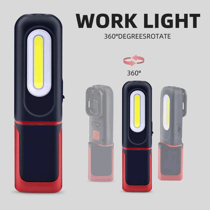 Rechargeable COB LED Work Light – Magnetic Base & 360° Rotation(📦Buy 2 Sets, Get FREE Shipping)